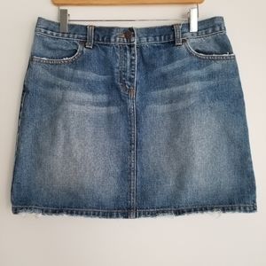 J. Crew denim skirt